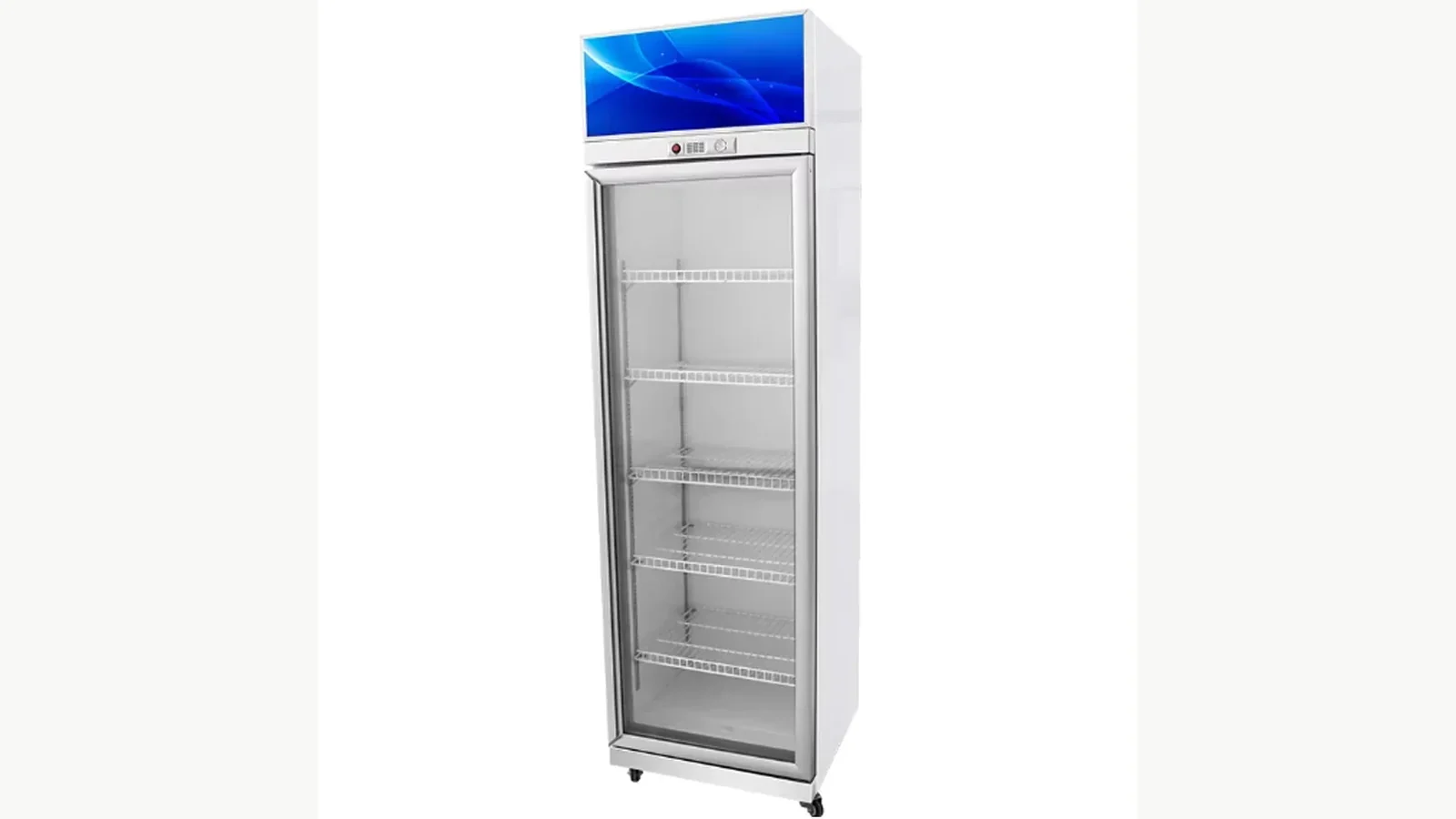 Exact 400 L single-door beverage cooler from the direct-cooling product range