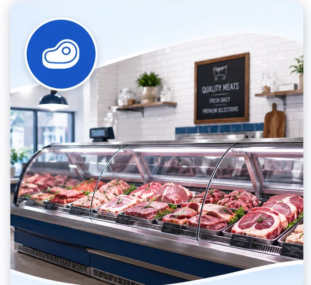 Commercial refrigeration equipment for deli shops