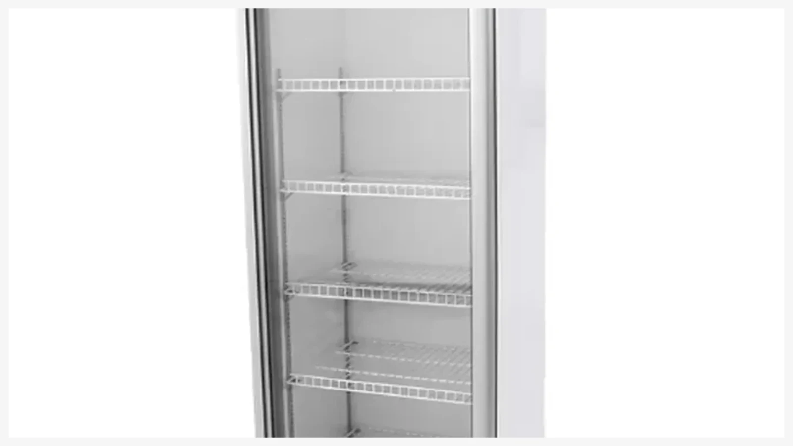 Commercial chest freezer for frozen-food retail planning