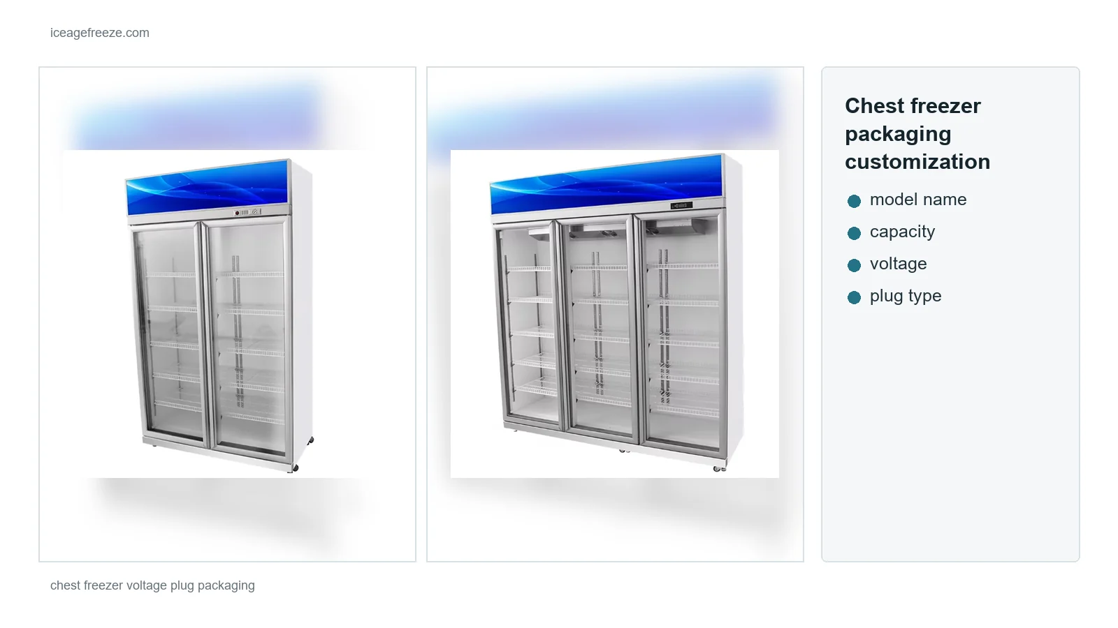 Chest freezer packaging customization review for export order