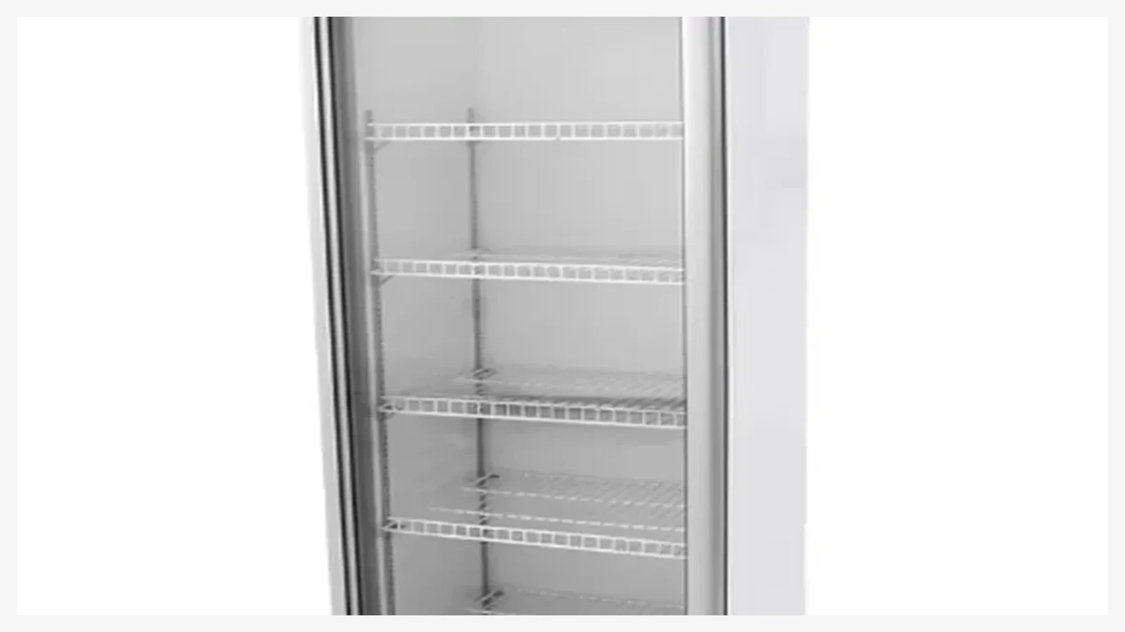Beverage cooler aisle and door access