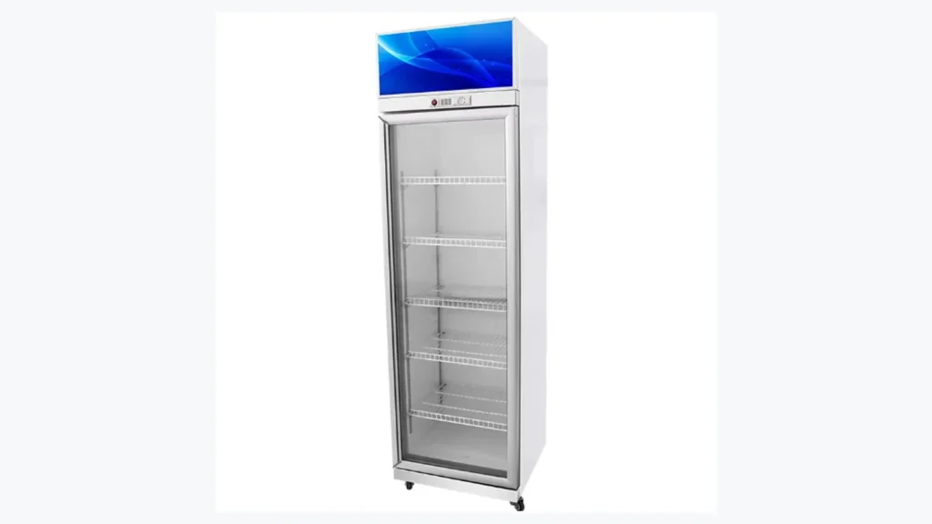 ICEAGE one-door beverage cooler reference for glass misting observations