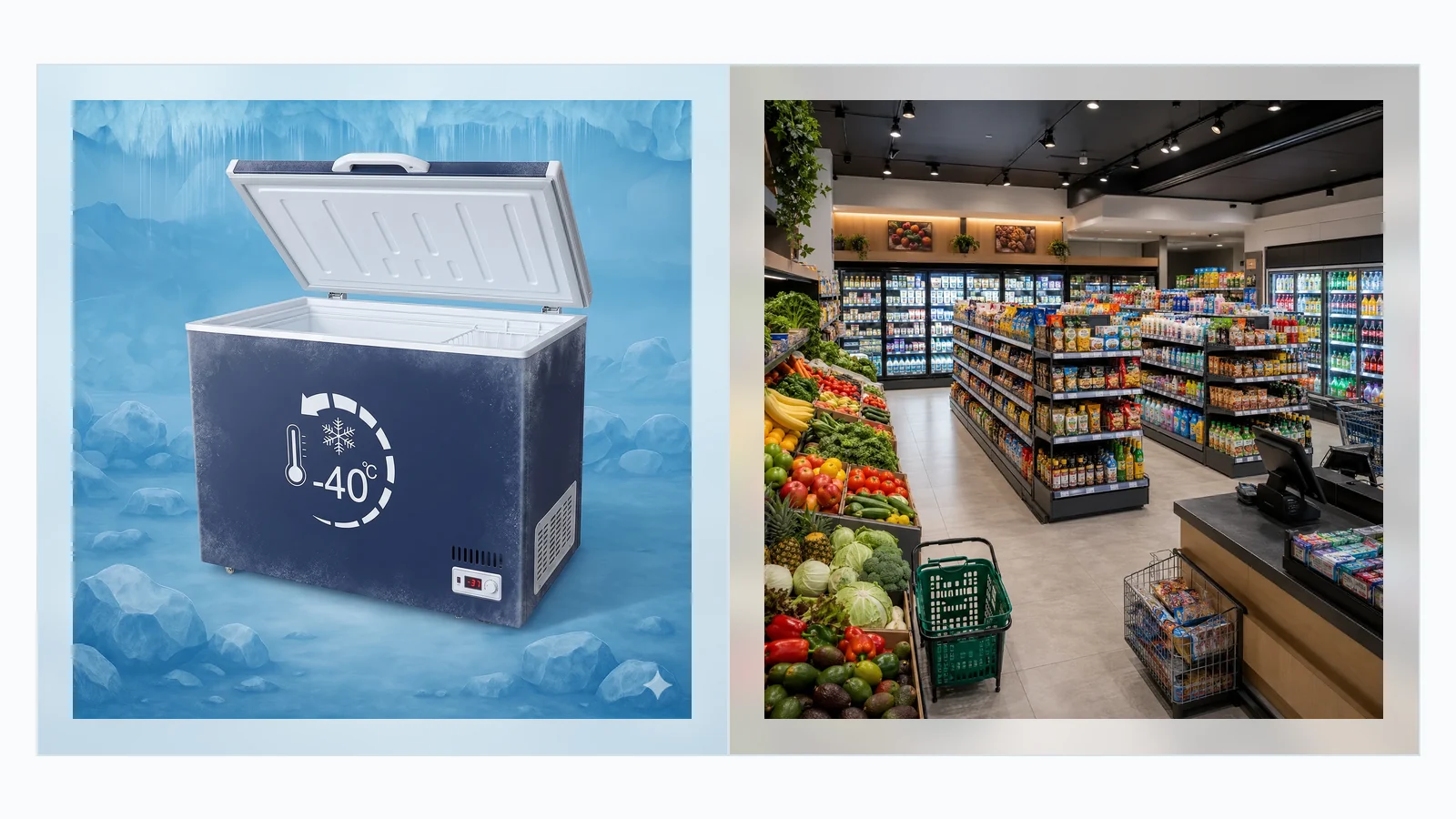Minus 40 degree chest freezer RFQ details for model and temperature confirmation